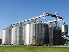 Стальной силос для хранения зерна на 500 тонн и 1000 тонн